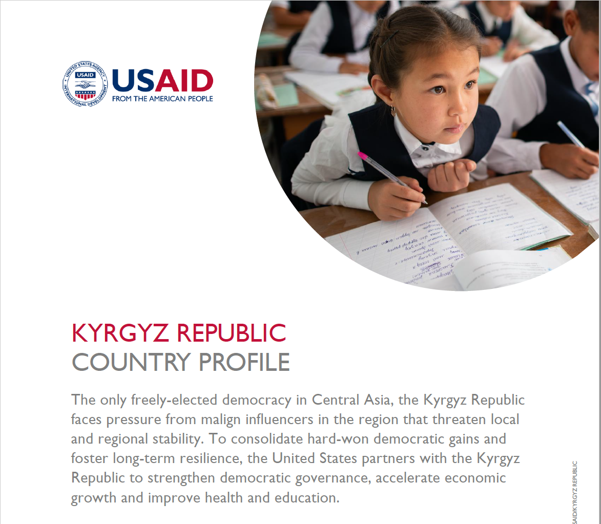 USAID Kyrgyz Republic country profile 2019.