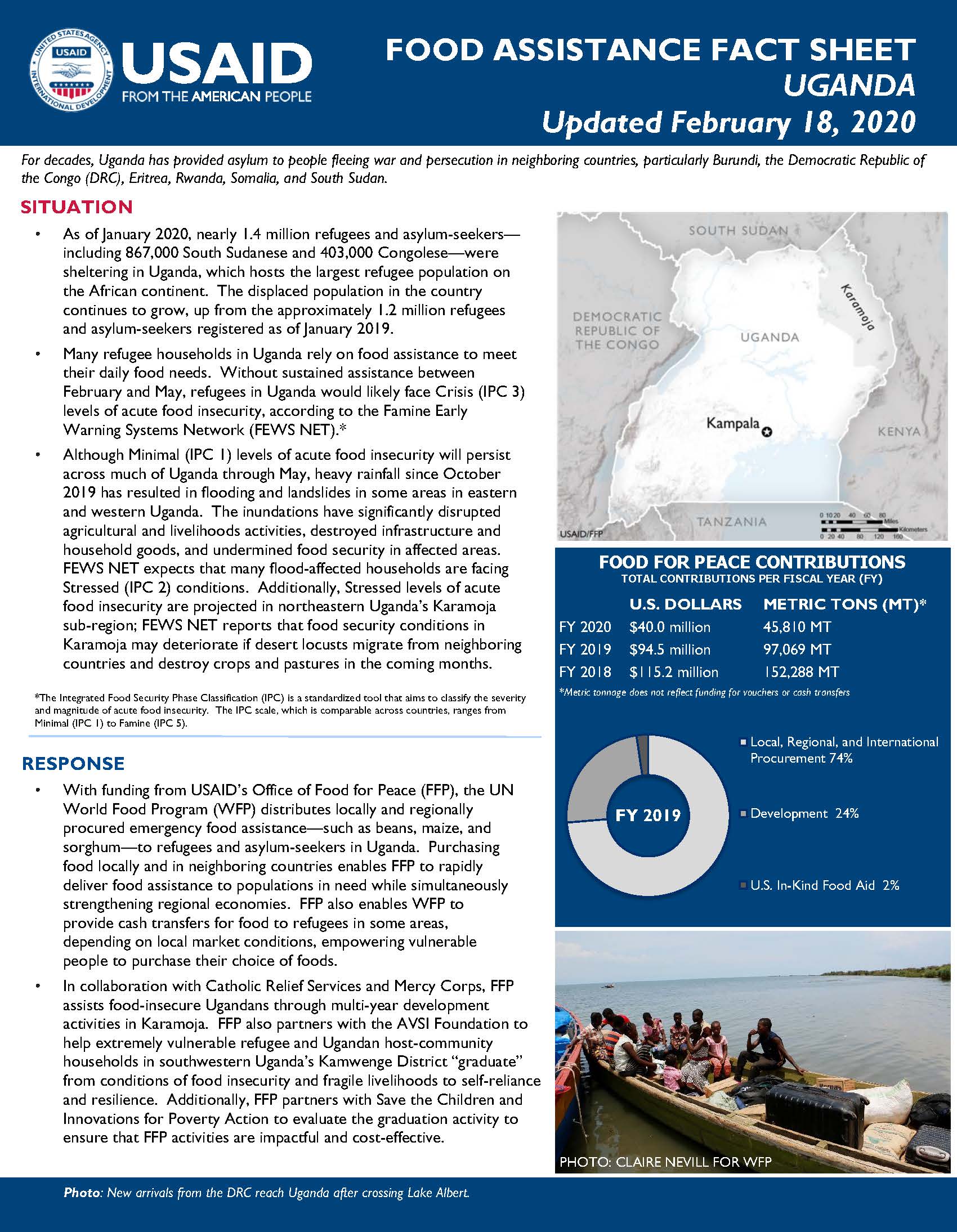 Food Assistance Fact Sheet - Uganda