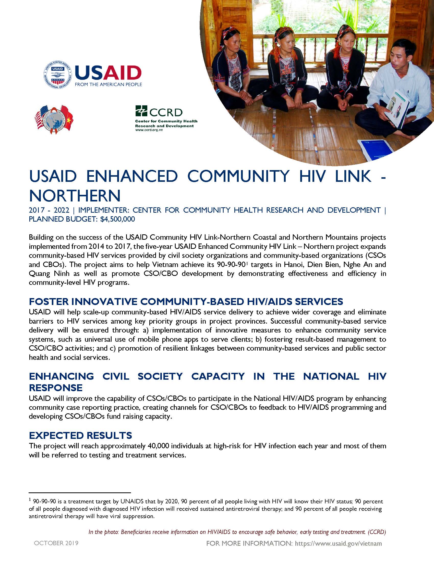 USAID Enhanced Community HIV Link - Northern 