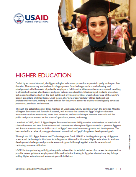 Higher Education Fact Sheet