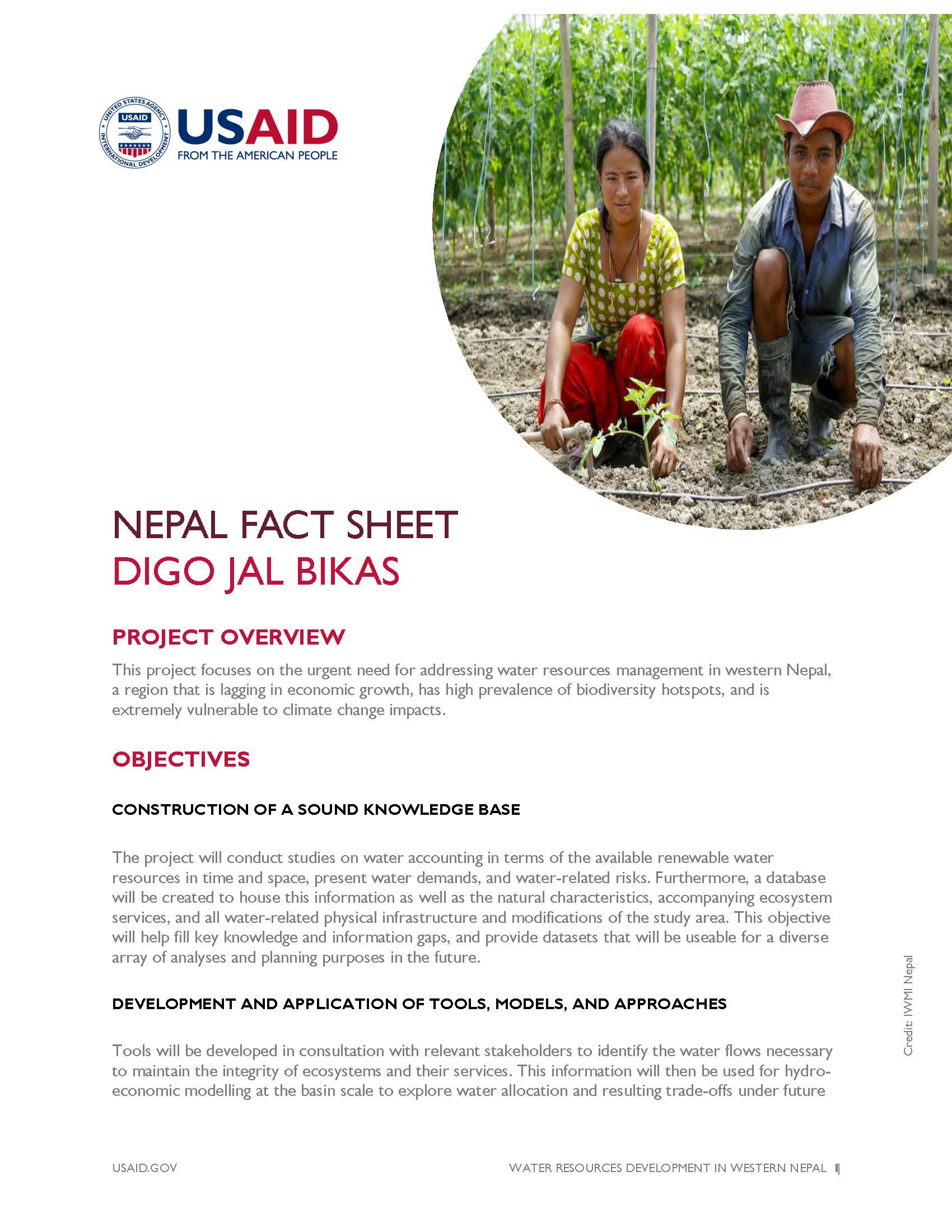 FACT SHEET - DIGO JAL BIKAS