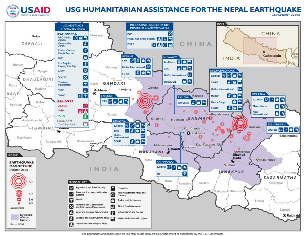 Nepal Map - 12-23-2015