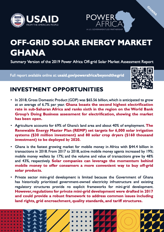 Power Africa: Market Assessment Brief Ghana English