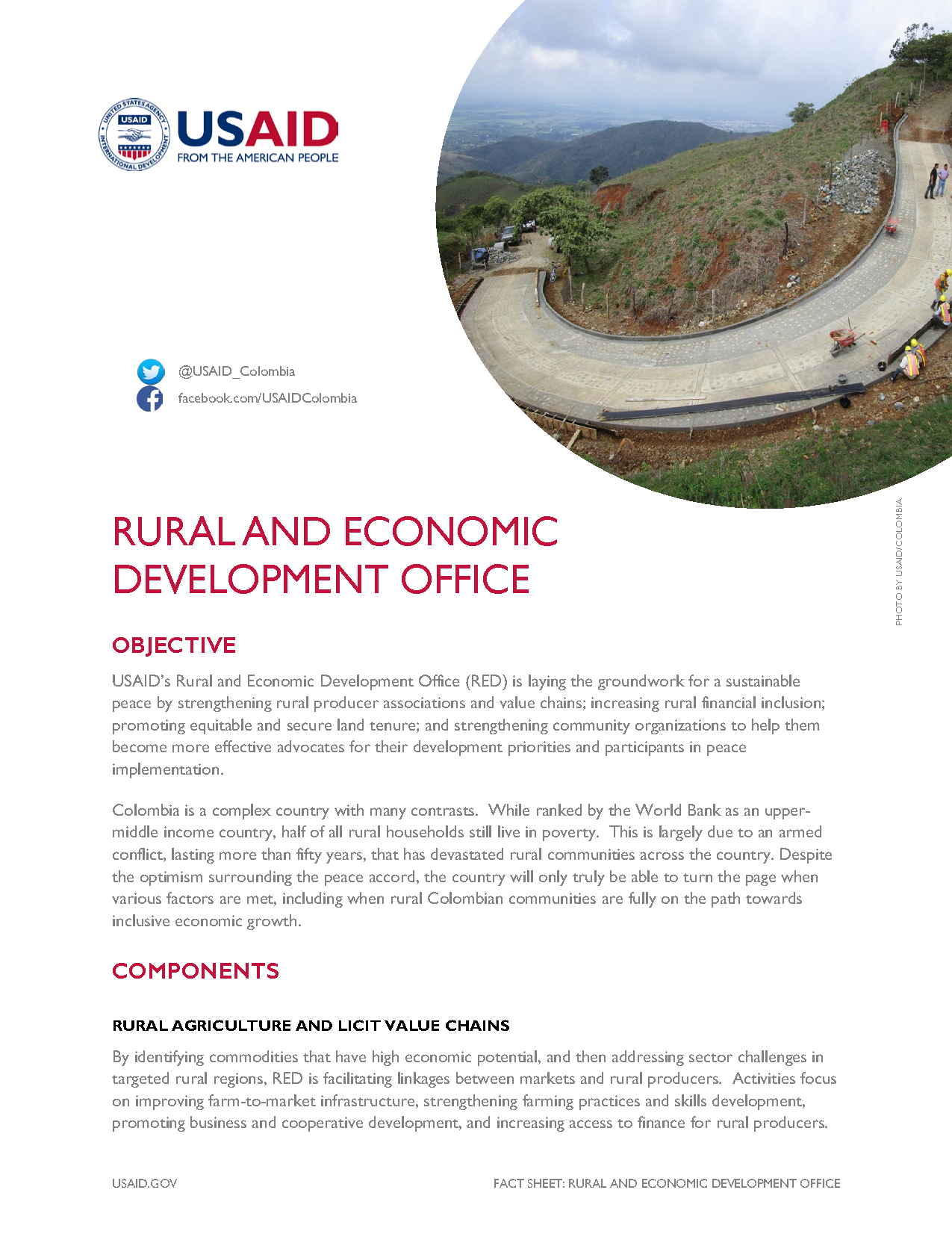 Rural and Economic Development Office (RED) Fact Sheet