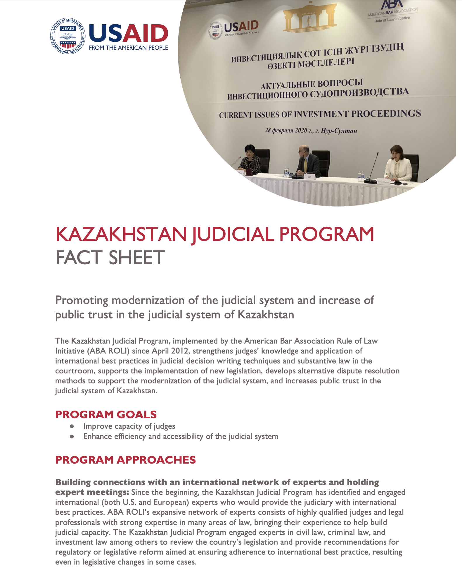 Kazakhstan Judicial Program