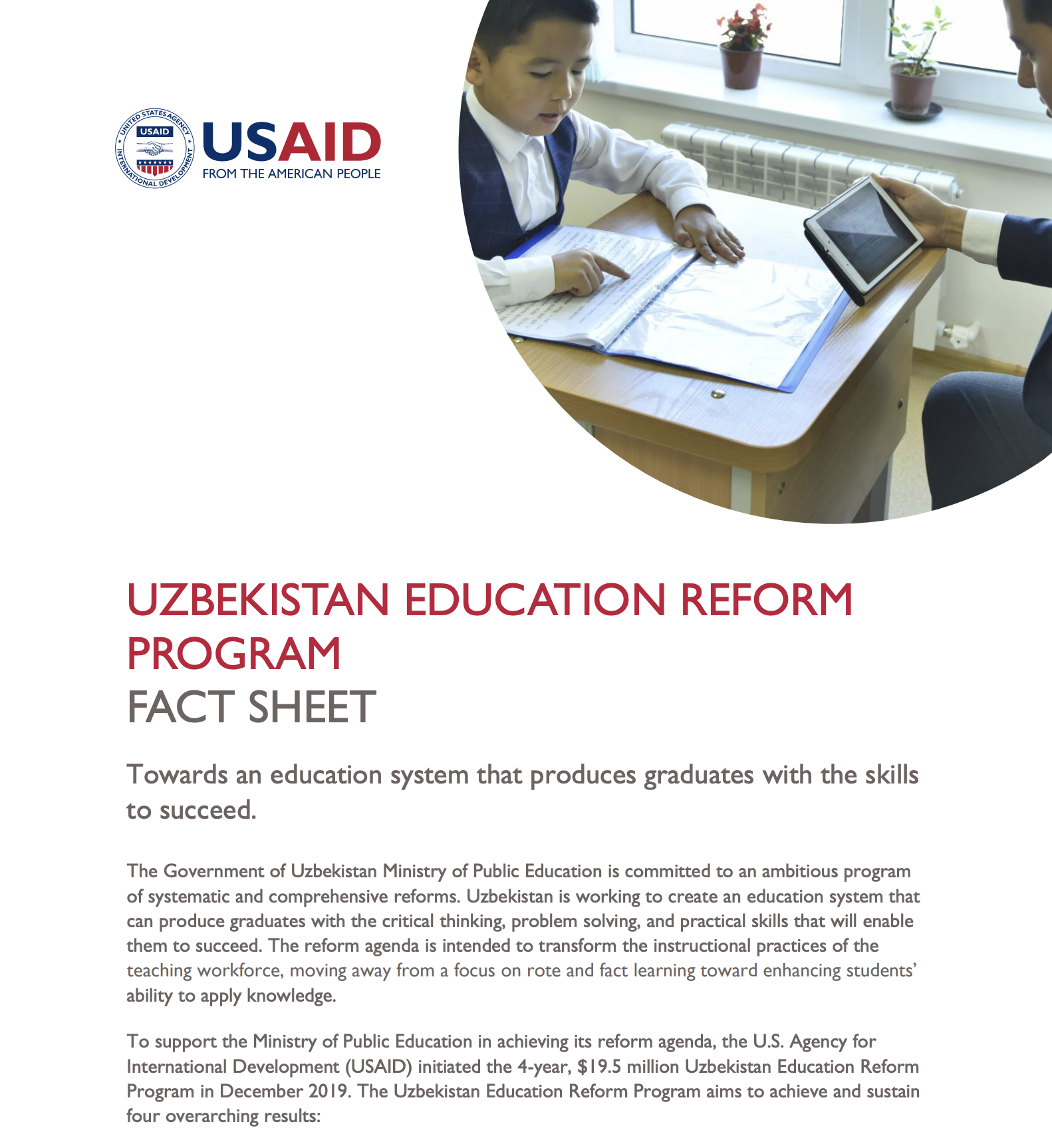 Uzbekistan Education Reform Program