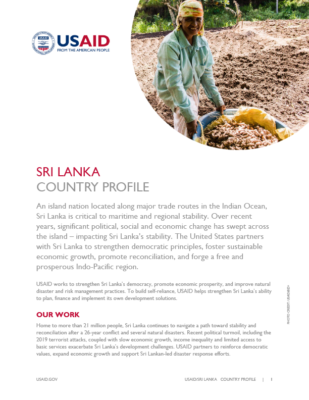 Sri Lanka Country Profile - Updated Feb 2020