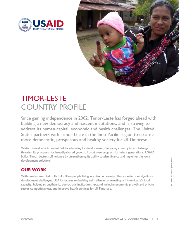 Timor-Leste Country Profile 2019