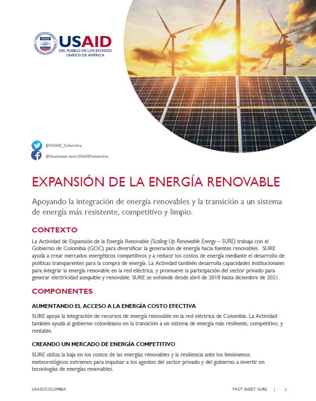 Fact Sheet Expansión de la Energía Renovable