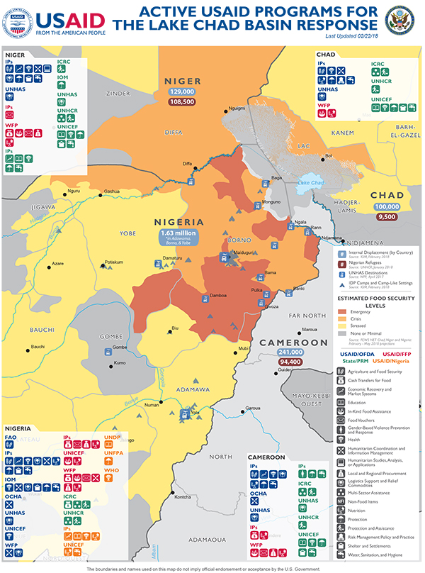 Lake Chad Map - 02-22-2018