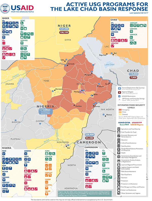 Lake Chad Map - 09-14-2017