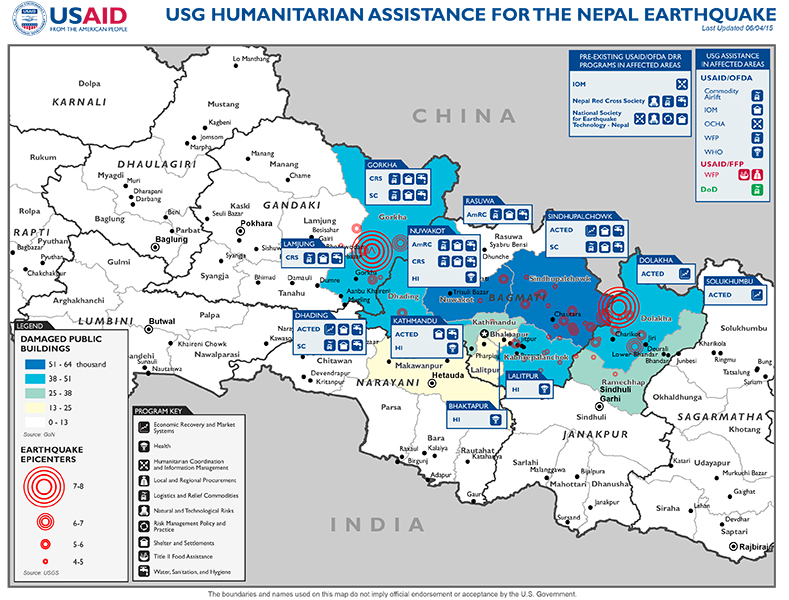 Nepal Map - 06-04-2015