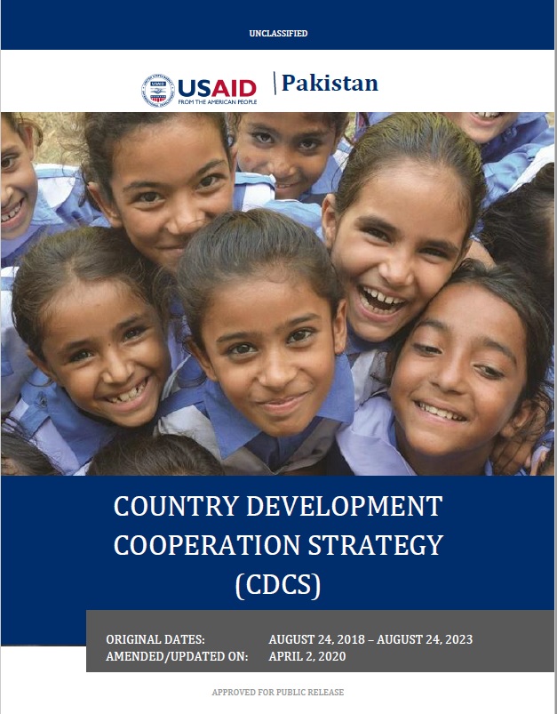 Country Development Cooperation Strategy (CDCS) for Pakistan 2018-2023