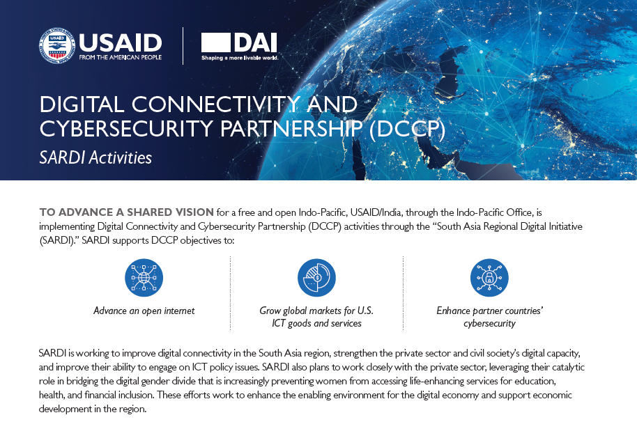 South Asia Regional Digital Initiative (SARDI) Factsheet