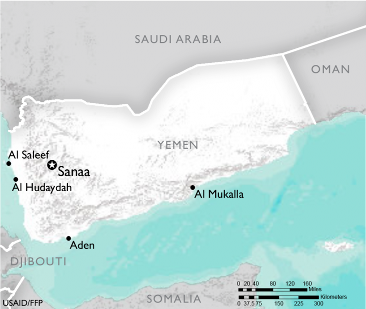 Map of Yemen