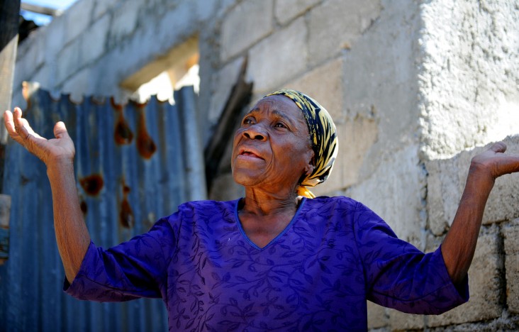 Grateful Haitian Woman