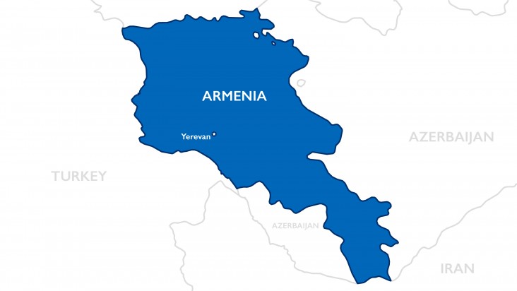 Map of Armenia