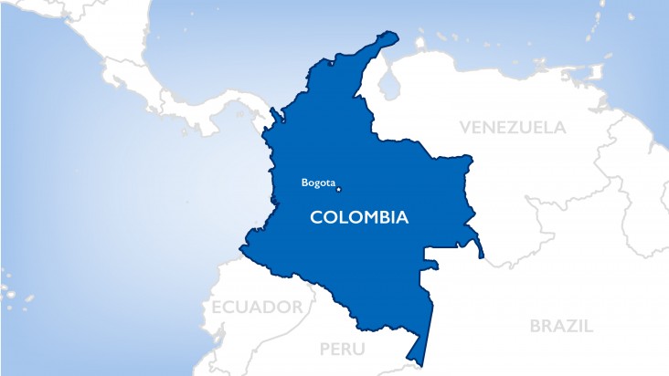 Colombia map