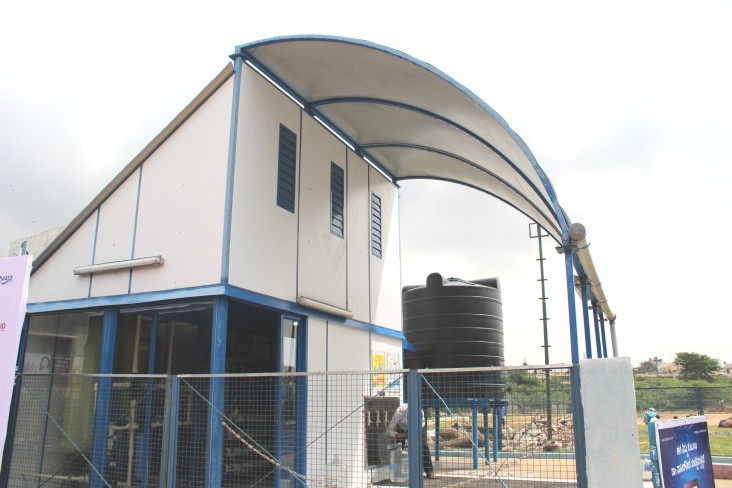 The WaterHealth Center in Lingarajpuram slum, Bengaluru