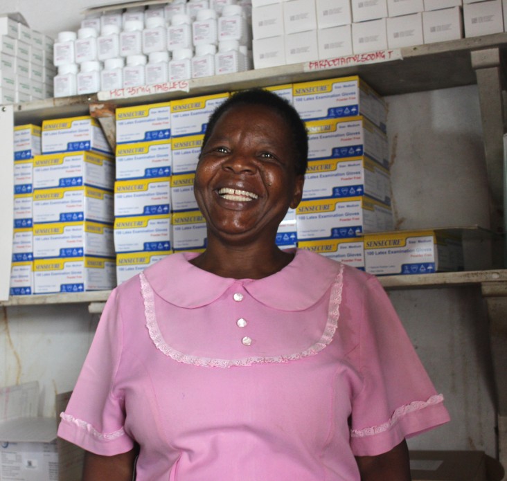 Viola Chisadza has been a nurse aid at Mukamba since 1982.