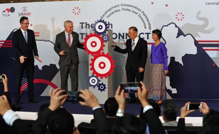 U.S. and Thai officials celebrate decades of cooperation on development at the 5th TICA Connect event, with U.S. Embassy and USAID staff.