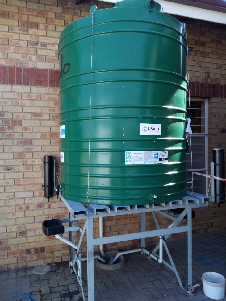 USAID supported handwashing Station