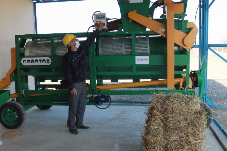 U.S., Azerbaijan Help Farmers Make Affordable Animal Feed in Zardab