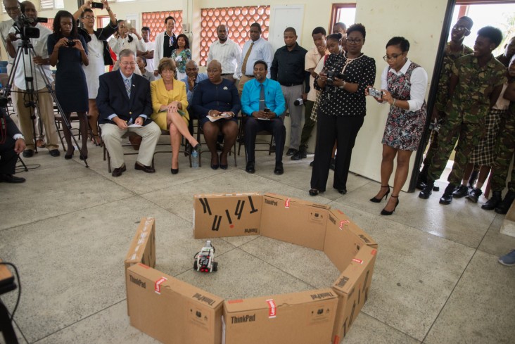 Robotics Display Thrills Audience