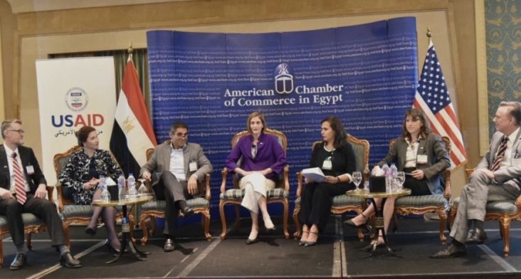 USAID/Egypt Mission Director Sherry F. Carlin and the mission's technical team leaders speak with AmChamEgypt about USAID's strategic partnership with Egypt.