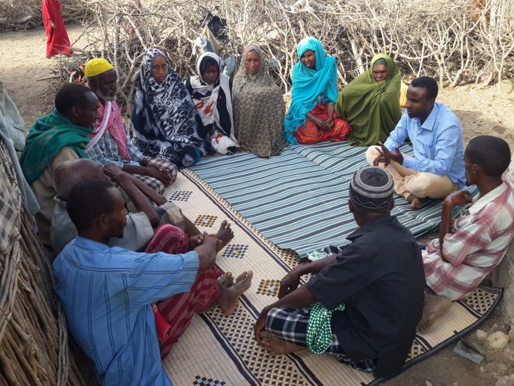 Muna and others in her community receive vouchers to buy food to stave off hunger, as well as seeds to plant in order to produce their own food. 