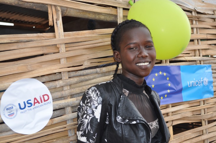 Nyaradio Gatkuoth at the UN Protection of Civilians site in Juba, which houses nearly 28,000 people displaced by conflict