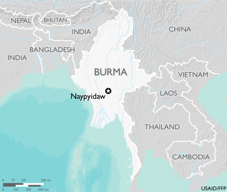 Map of Burma