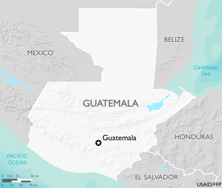 Map of Guatemala