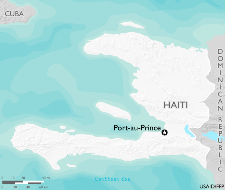 Map of Haiti