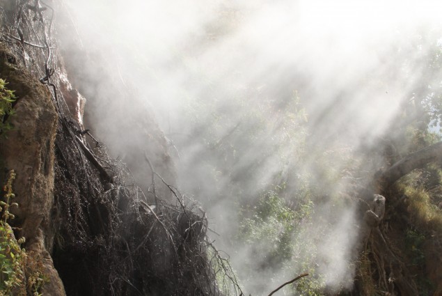 Fumarole in the Corbetti Caldera in Ethiopia