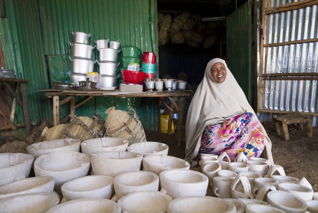 Hodan Kahin in her Shop