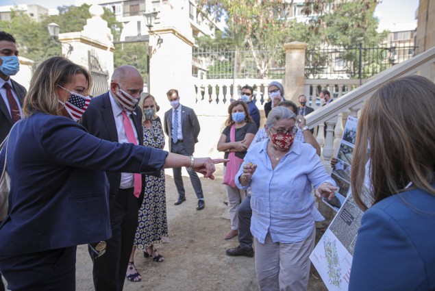 Acting Administrator Barsa toured the Bassatine Jewish Cemetery to see how the State Department's Ambassadors Fund for Cultural Preservation is supporting cultural heritage preservation and raising awareness of Egypt’s history of religious pluralism.