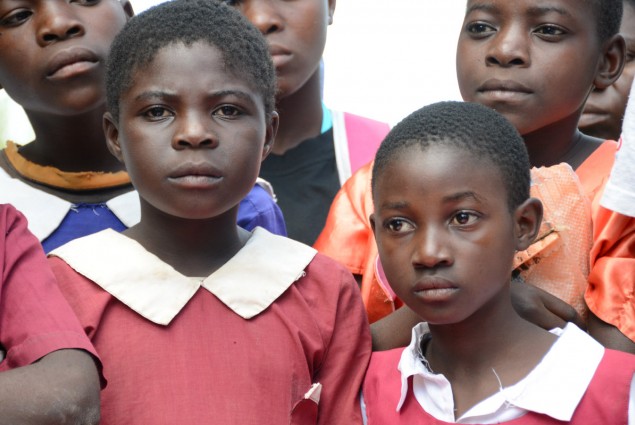 'These adolescent girls, ages 10-11, live in Mtendere Village. They were beneficiaries of the Wellness and Agriculture for Life