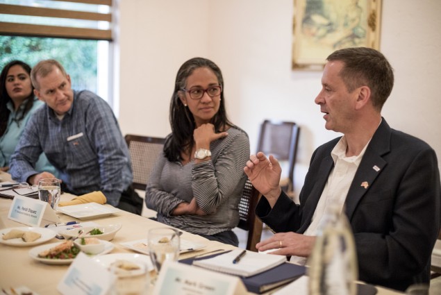 Administrator Green is honored to meet brave Venezuelans who fled to Trinidad & Tobago.