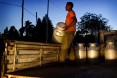 Collecting Milk for Transport in Ethiopia