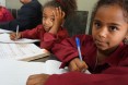 Students in schools throughout Ethiopia are working to improve their reading skills with the curriculum and textbooks developed by USAID in collaboration with the Ministry of Education.