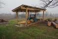 Where Dragana Stojinic crafts wooden handles for heavy duty tools in Prijedor, BiH.