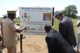 USAID Director and Mopti Governor unveil certification sign board in Wendeguele