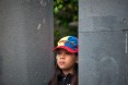 A protester takes part in a rally in support of Venezuelan opposition leader Juan Guaido at the Plaza de Espana in Santa Cruz de Tenerife 