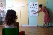 Eye screening for children in kindergarten  