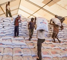 Medium: Facing Famine. Photo Credit: Petterik Wiggers, WFP