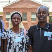 Members of Let’s Unite wear their support group ID cards provided by TONATA.