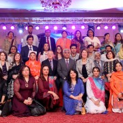 American Acting Deputy Chief of Mission Christina Tomlinson, USAID's Mission Director Jerry Bisson in a group photo with the GEP team at the closing ceremony.