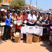 Handing over of materials and equipment to community health workers