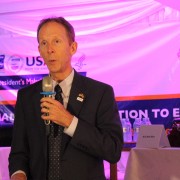  Mission Director making remarks